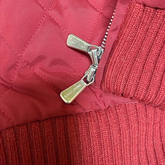 Loro Piana Vintage Red Quilted Vest - Size 44 - Picture 6 of 8